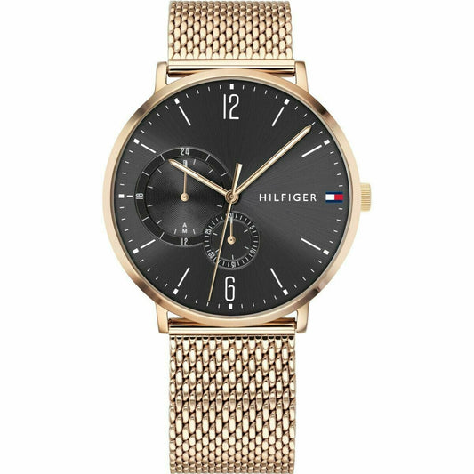 Men's Tommy Hilfiger Rose Gold Mesh Bracelet Chronograph Watch 1791506