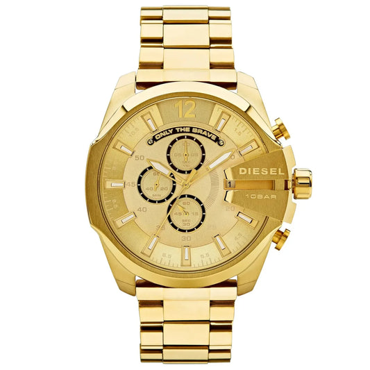 Men’s Diesel Mega Chief Gold Chronograph Watch DZ4360