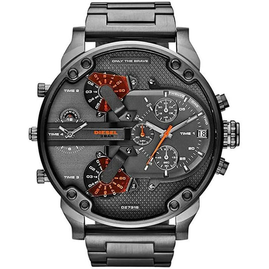 Men’s Diesel Daddy 2.0 Gunmetal Grey Chronograph Watch DZ7315