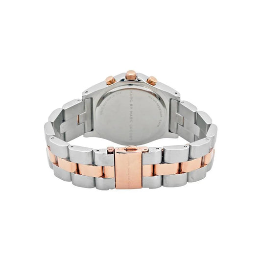 Ladies Marc Jacobs Blade Two Tone Rose Gold Stainless Steel Watch MBM3178