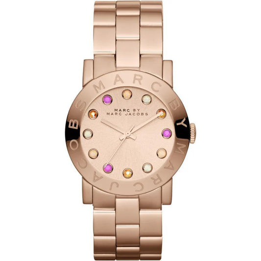 Ladies Marc Jacobs AMY Rose Gold Stainless Steel Watch MBM3216