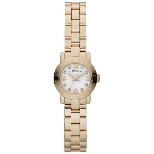 Ladies Marc Jacobs AMY Dinky Gold Stainless Steel Watch MBM3226