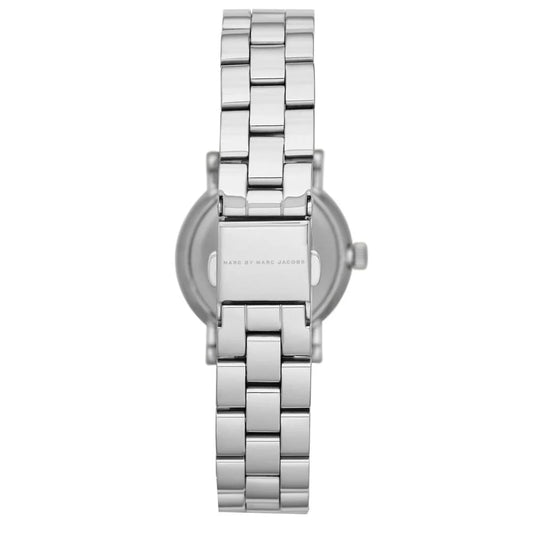 Ladies Marc Jacob Mini Baker Silver Stainless Steel Watch MBM3246