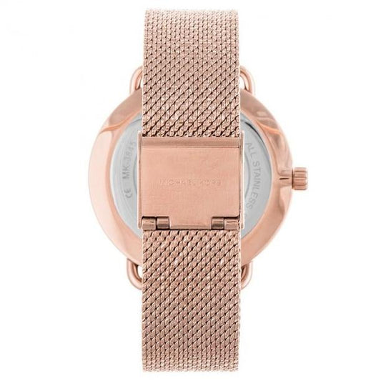 Ladies Portia Michael Kors Rose Gold Diamond Infused Dial Watch MK3845