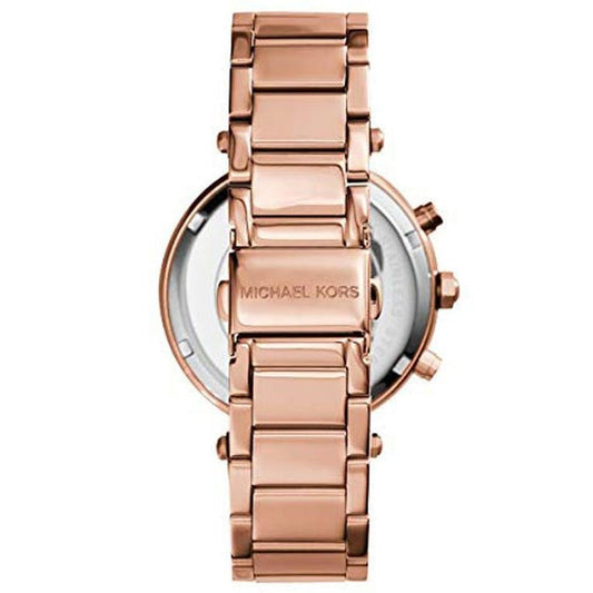 Ladies Michael Kors Parker Rose Gold Stainless Steel Chronograph MK5491