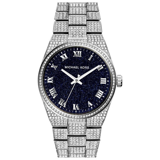 Ladies Michael Kors Channing Silver Diamond Stainless Steel Watch MK6089