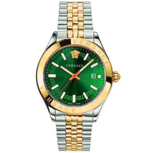 Men’s Versace Hellenyium Green Dial Watch VEVK00620