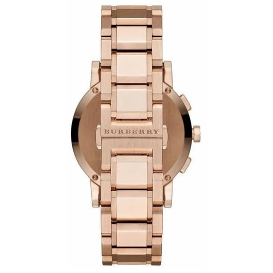 Ladies Burberry Swiss Rose Gold Stainless Steel Watch BU9204