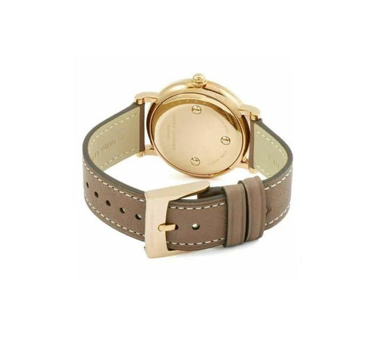 Ladies Marc Jacobs Roxy White Dial Brown Leather Watch MJ1533