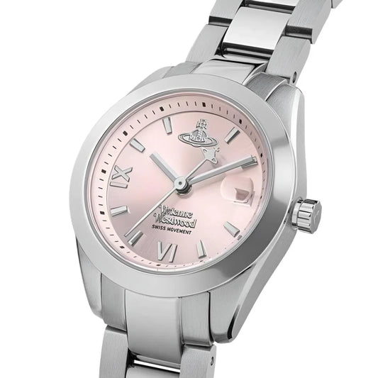 Ladies Vivienne Westwood Fenchurch Pink Face Watch VV292PKSL