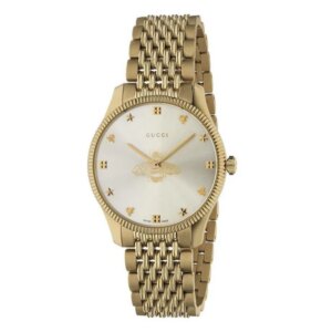 Ladies G-Timeless Gucci Yellow Gold PVD Case 36mm Bee Dial Watch YA1264155