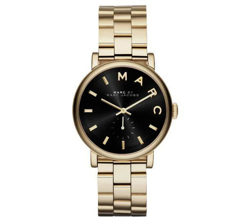 Ladies Marc Jacobs Baker Gold Stainless Steel Watch MBM3355