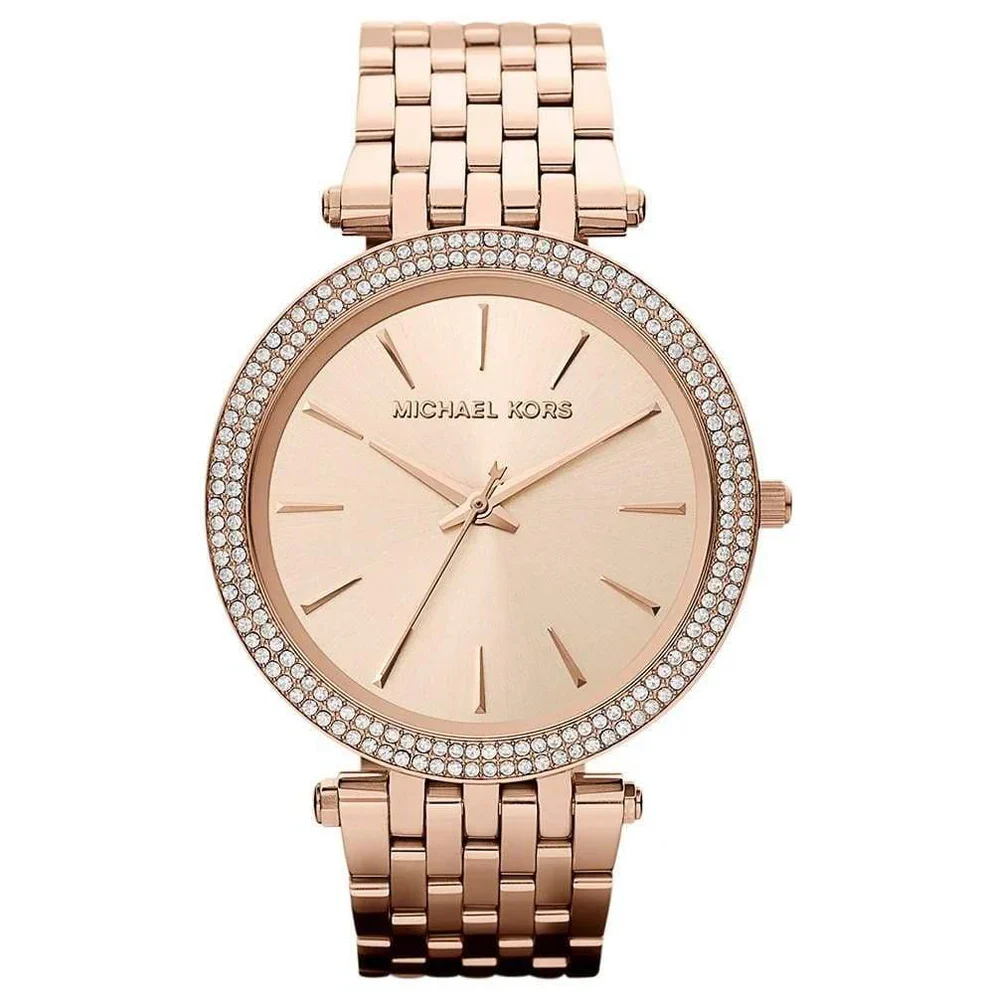 Ladies Michael Kors Darci Rose Gold Stainless Steel Watch MK3192