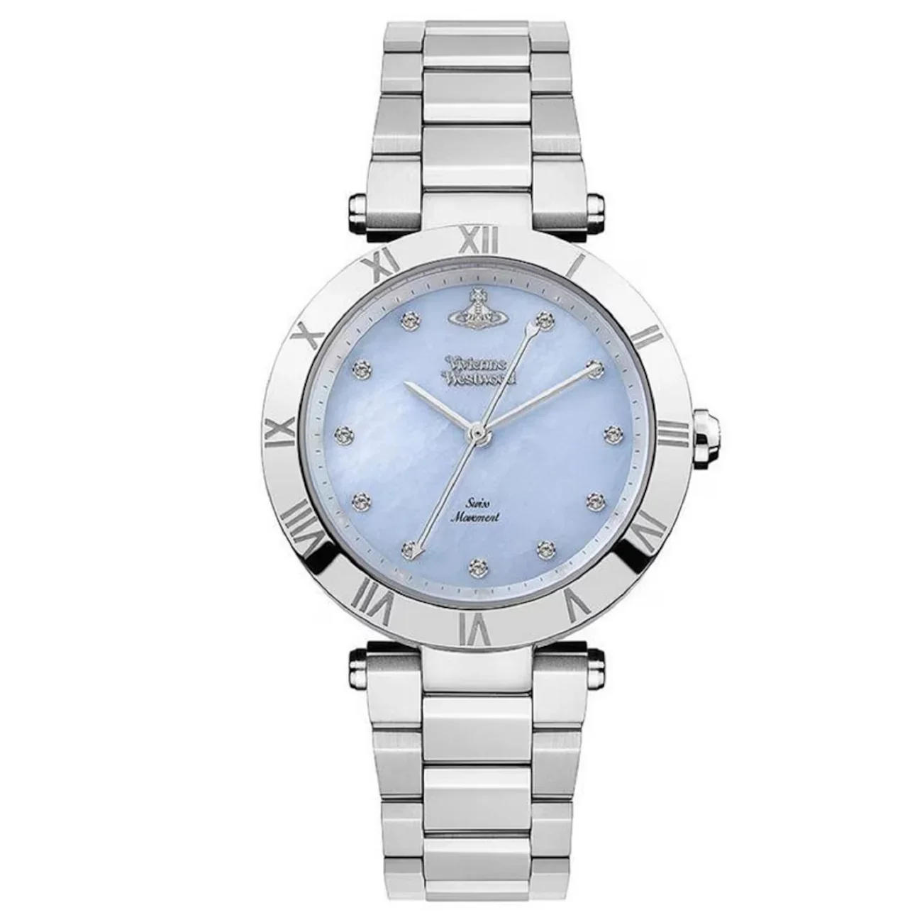 Ladies Vivienne Westwood Montagu 35mm Blue Dial Watch VV206BLSL