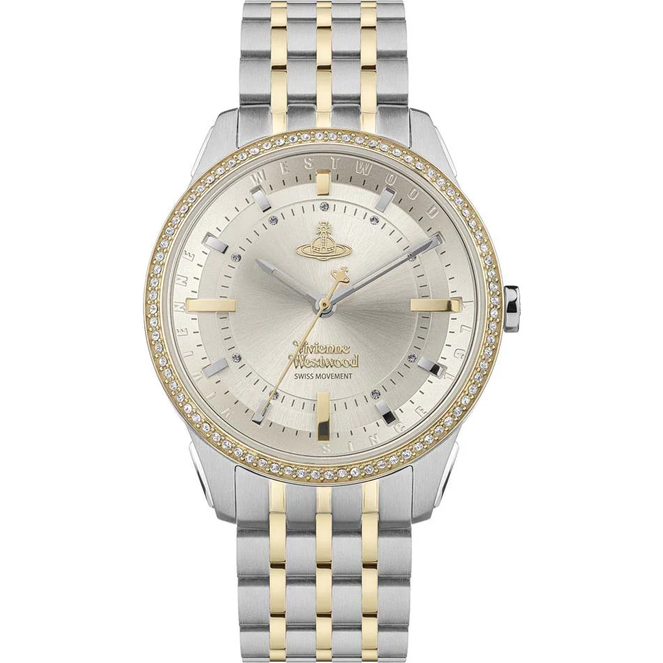 Ladies Vivienne Westwood Eastend Silver & Gold Stainless Steel Watch VV262LGYSG