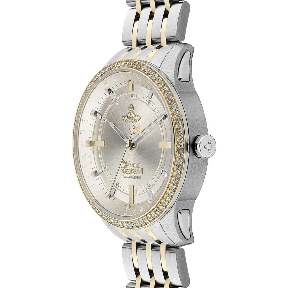 Ladies Vivienne Westwood Eastend Silver & Gold Stainless Steel Watch VV262LGYSG