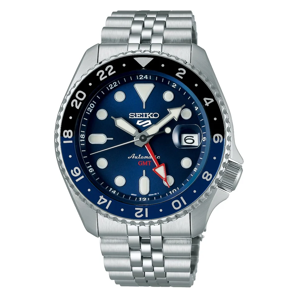 Men's Seiko 5 Sports Blueberry GMT Automatic Watch SSK003K1