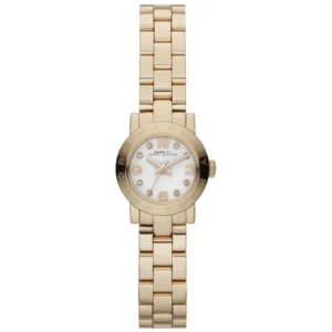 Ladies Marc Jacobs AMY Dinky Gold Stainless Steel Watch MBM3226